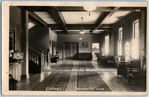 1920s rppc glynmill inn - glynmill,